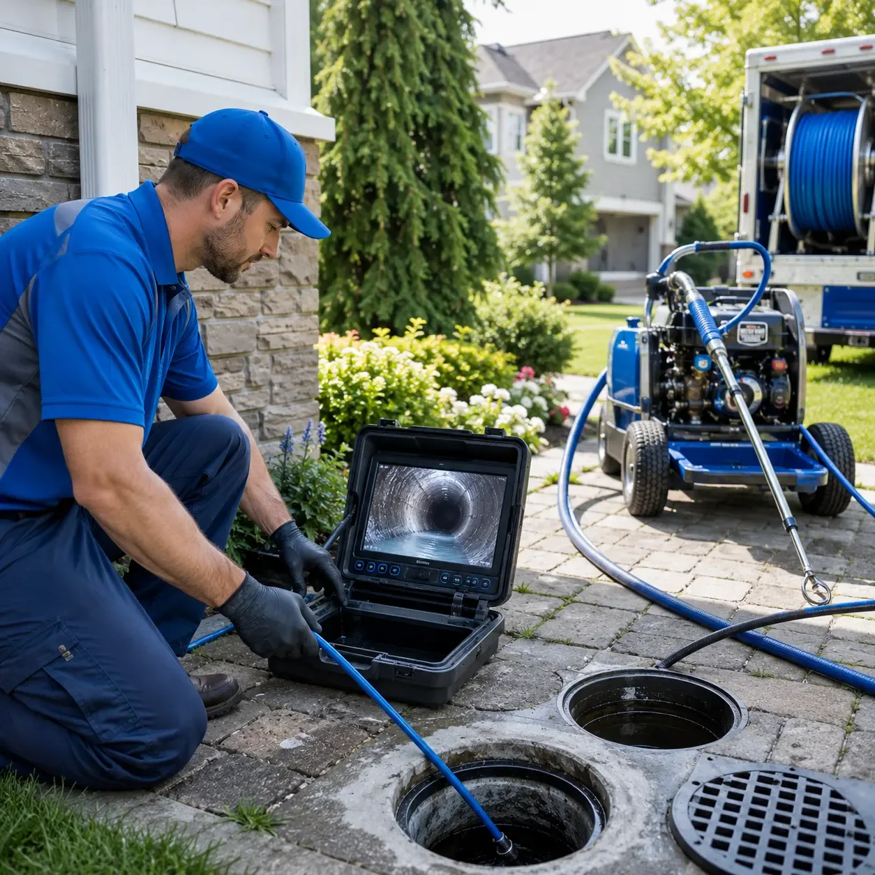 Outdoor drain cleaning professionals serving Fountain City, WI